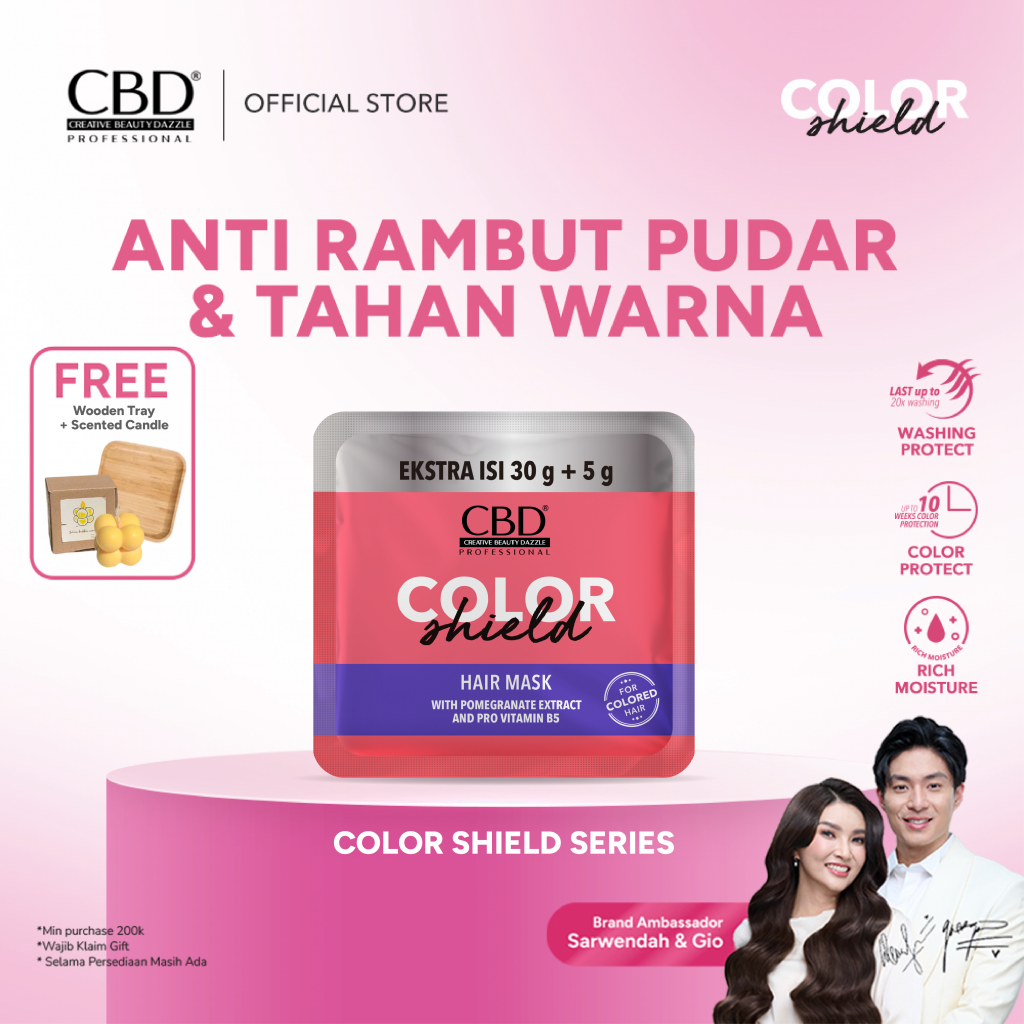 Jual CBD Color Shield Hair Mask Sachet 35 gr | Shopee Indonesia