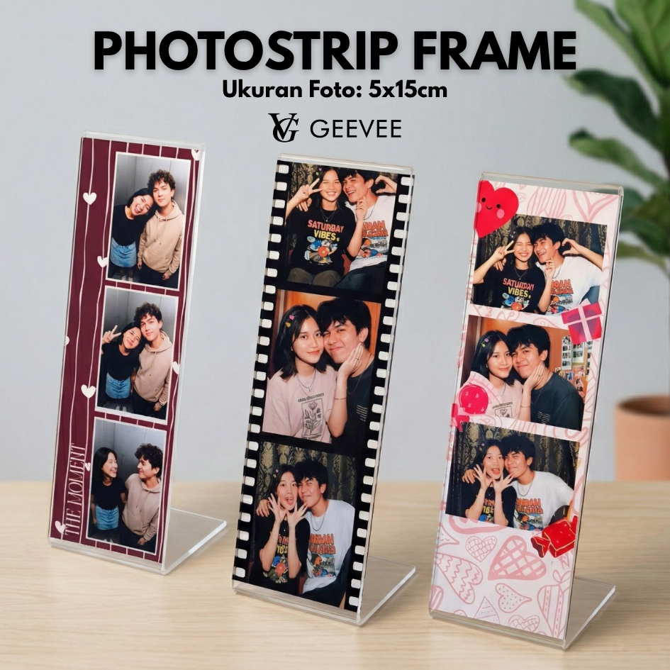 Jual [READY STOCK] Frame Akrilik Photostrip Aesthetic | Bingkai Foto ...