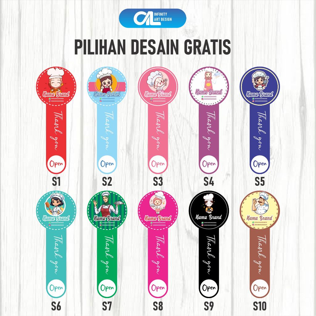 Jual IAD - STIKER SEGEL / STIKER SEGEL TOPLES / STIKER SEGEL BOTOL ...