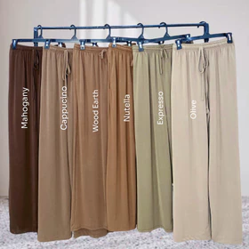 Alodiya Basic Celana Kulot Tali Jersey Premium Alodiya