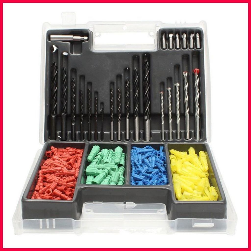 Jual Set Mata Bor Kombinasi 300 Pcs - Kit Mata Bor Beton, Besi, Kayu ...