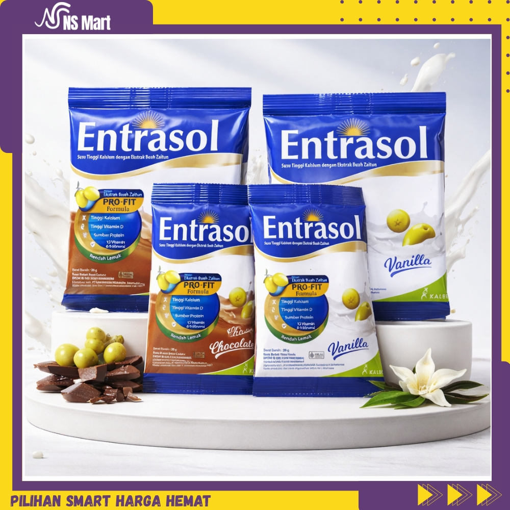 Jual Entrasol Susu Coklat Vanilla Renceng isi 10 | Shopee Indonesia