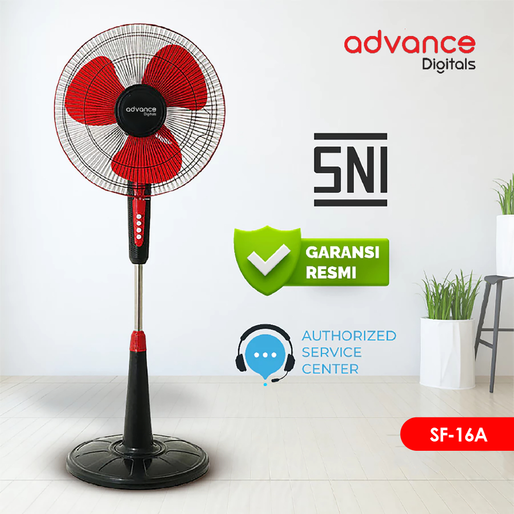 Jual Advance Stand Fan 16inch Fast Wind SF-16A Vertikaalne Ventilaator ...