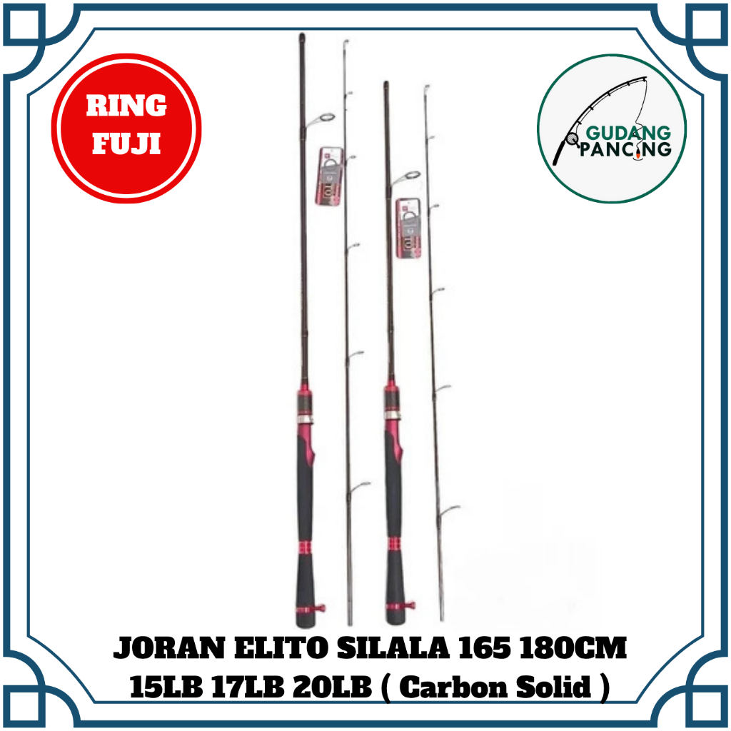 Jual Rod / Joran Pancing Elito SILALA 165 180 17LB 20LB Power Solid ...