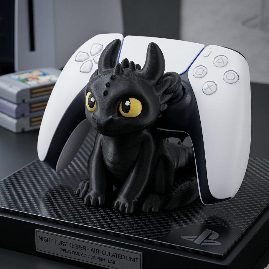 Jual Stand Stick PS5 Xbox Nightfury Toothless Dragon Gamepad Dudukan ...