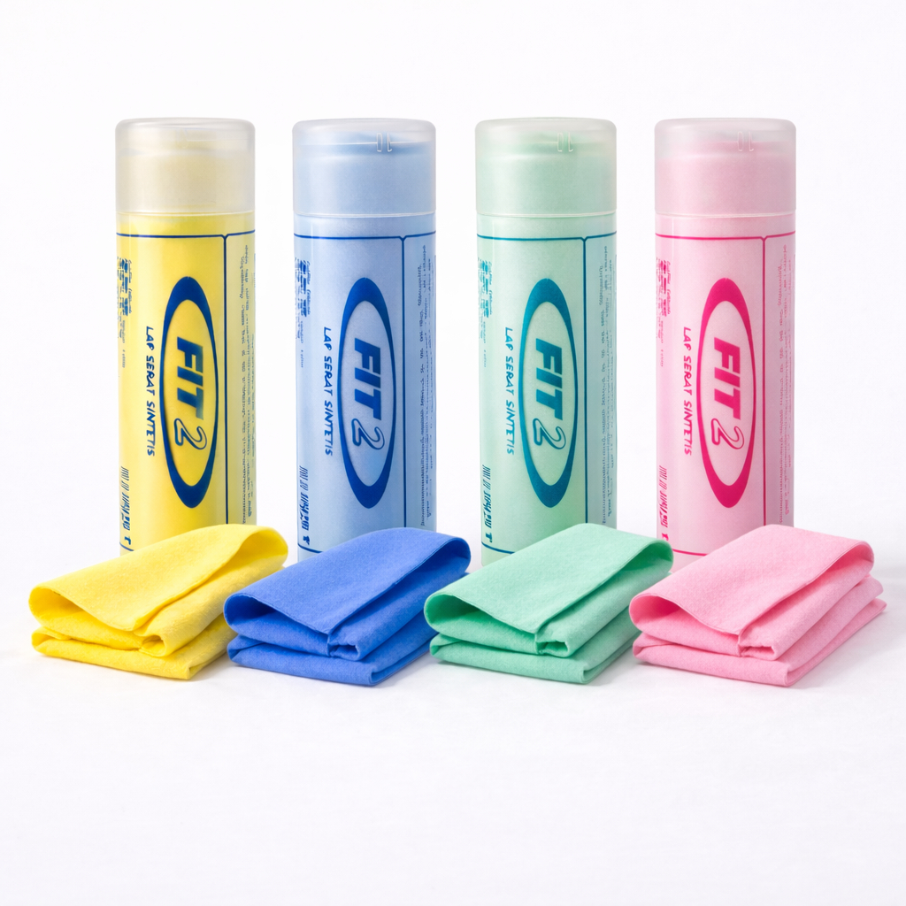 Jual Kanebo Fit Kain Lap Lembut Daya Serap Tinggi Warna Biru Kuning ...