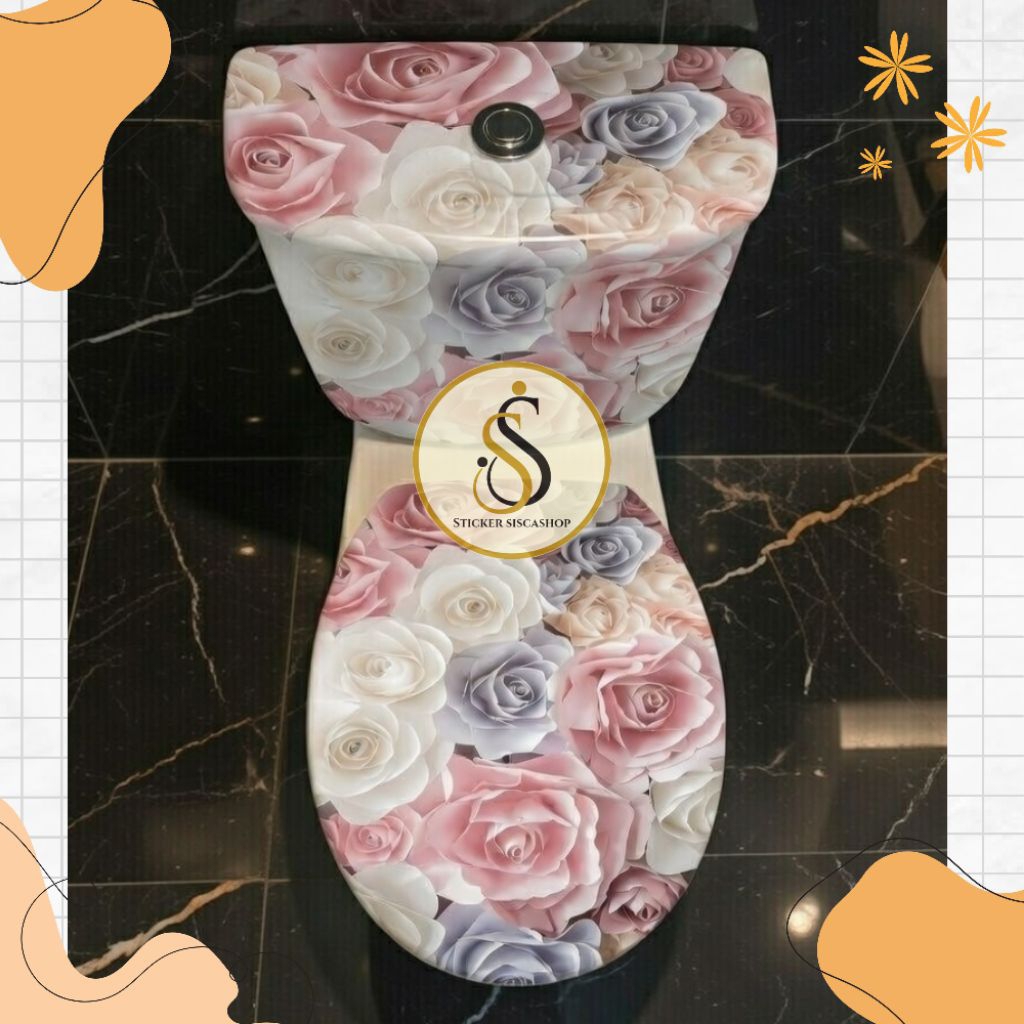 Jual STIKER CLOSET DUDUK/ CLOSET/STIKET TOILET/STICKER CLOSET/STIKER ...