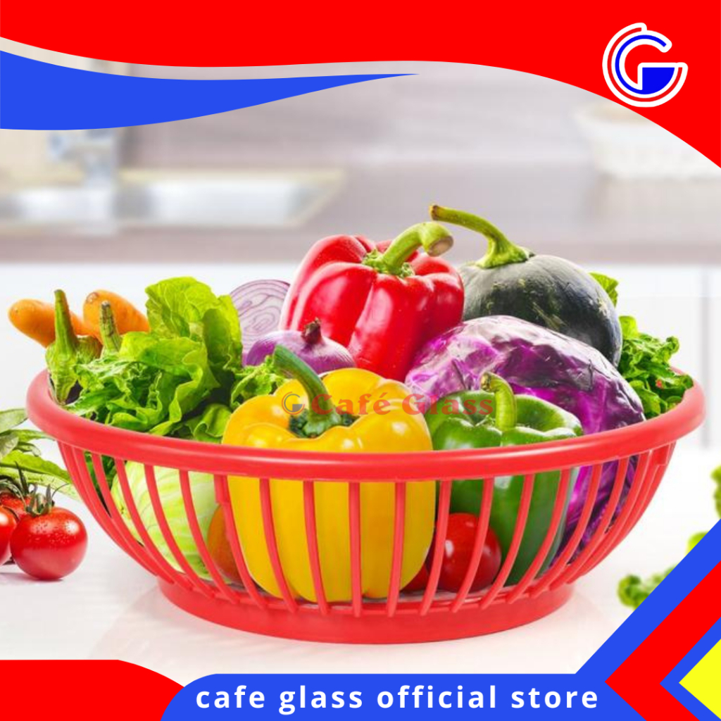 Lion Star Keranjang Bulat / Keranjang Buah Hampers / Diora Round Basket BW-39