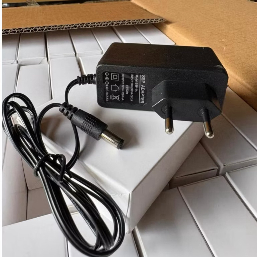 Jual ADAPTOR 12v 1amper SSP cocok untuk ont,stb,cctv, dan lain-lain ...