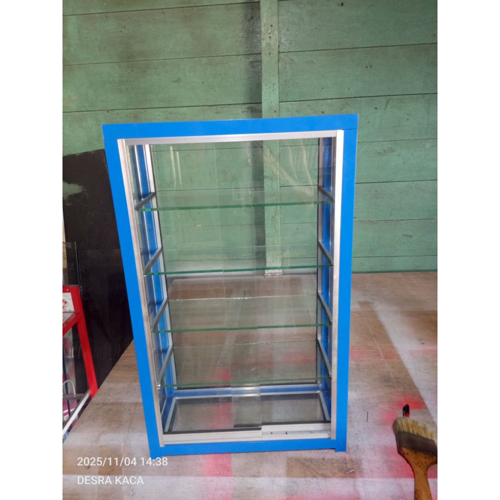 Jual Etalase Rokok Aluminium + Kaca 5mm Ukuran 40x40 Anti Karat Untuk ...