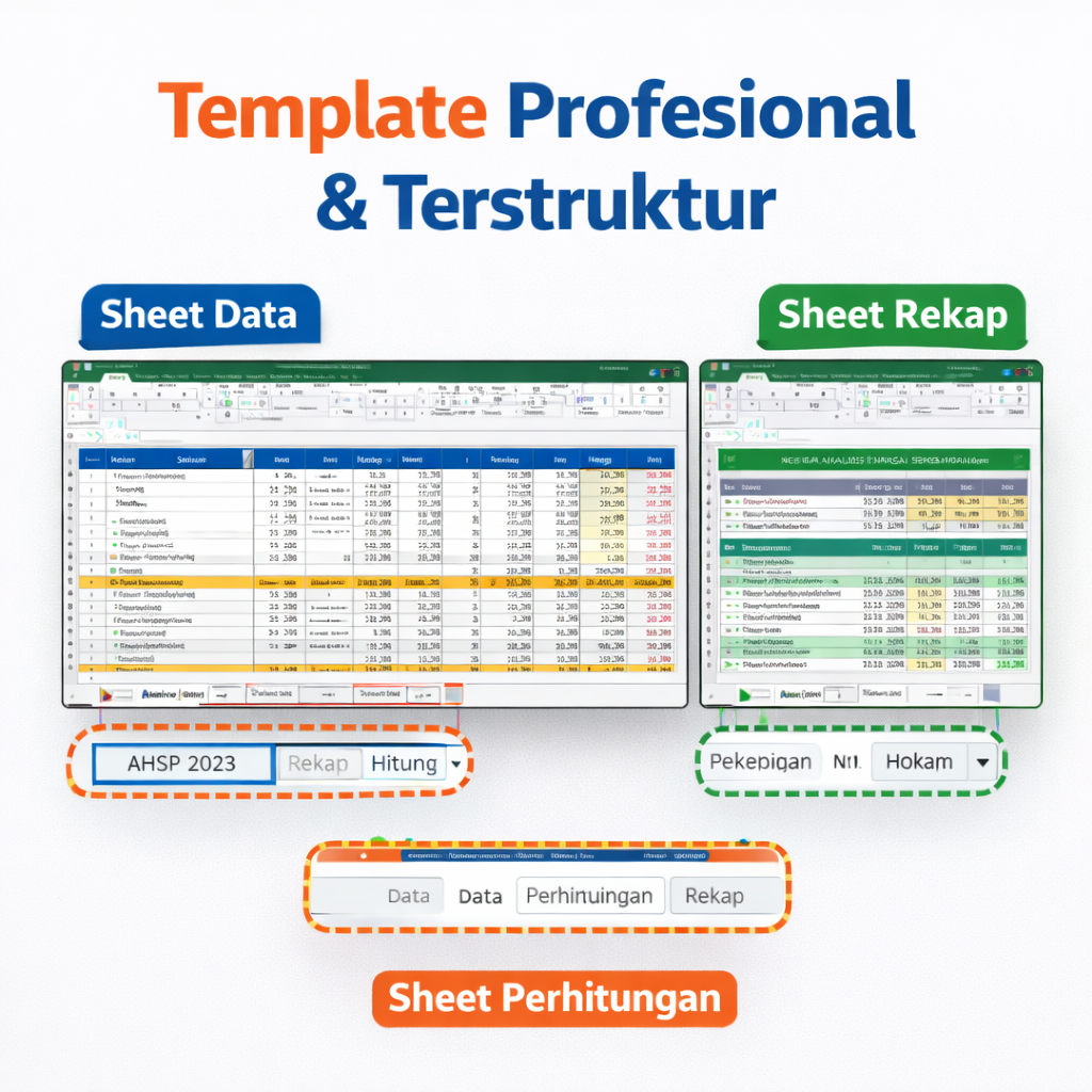 Jual Format AHSP 2023 Bidang Cipta Karya dan Perumahan File Excel ...