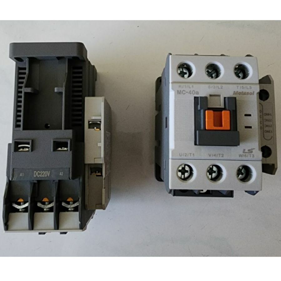 Jual DC LS Metasol Contactor MC-40a DC 220V DC /24VDC Kontaktor ...