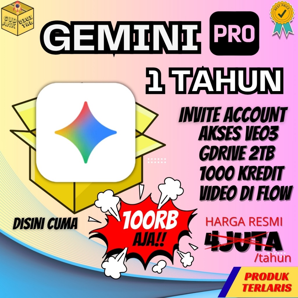 GEMINI 2,5 AI PRO PRIVATE 1 TAHUN