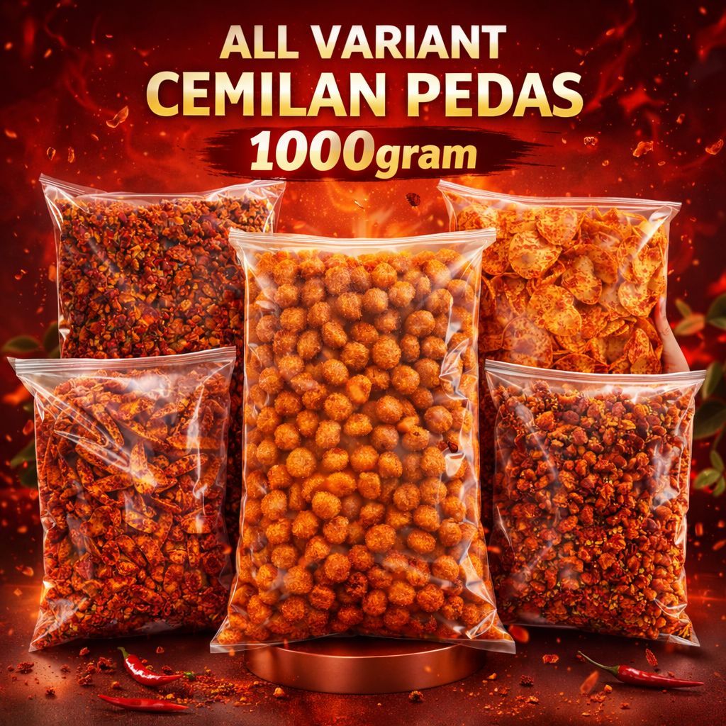 NGEMILYUKK29 - CEMILAN BASRENG COMRING KULIT KLERENG USUS DAUN JERUK PEDAS 1000G 1KG - ALL VARIANT