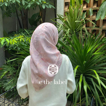 Hijab Segiempat Printing Voal Premium Terbaik Segi Empat Motif Timeless Halus