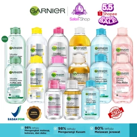 Garnier Micellar Cleansing Water 125ml 50ml 400ml Vitamin C Pink Salicylic Rose Gdlb01