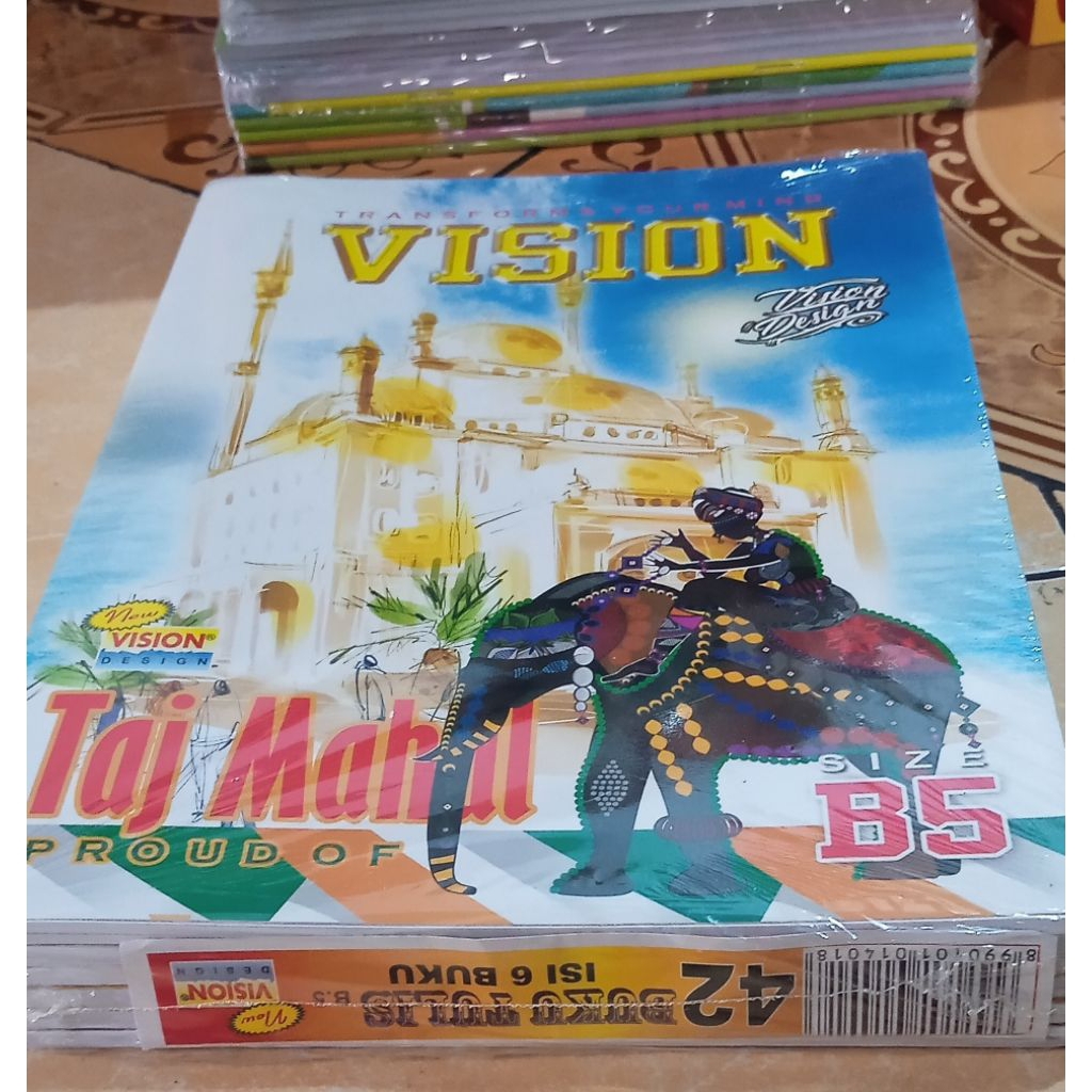 Jual buku boxy Vision 42 lembar ukuran B5 ( 1 pack isi 6 buku) | Shopee ...