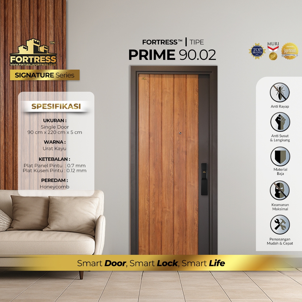 PINTU BAJA FORTRESS TYPE PRIME 90 - JABODETABEK