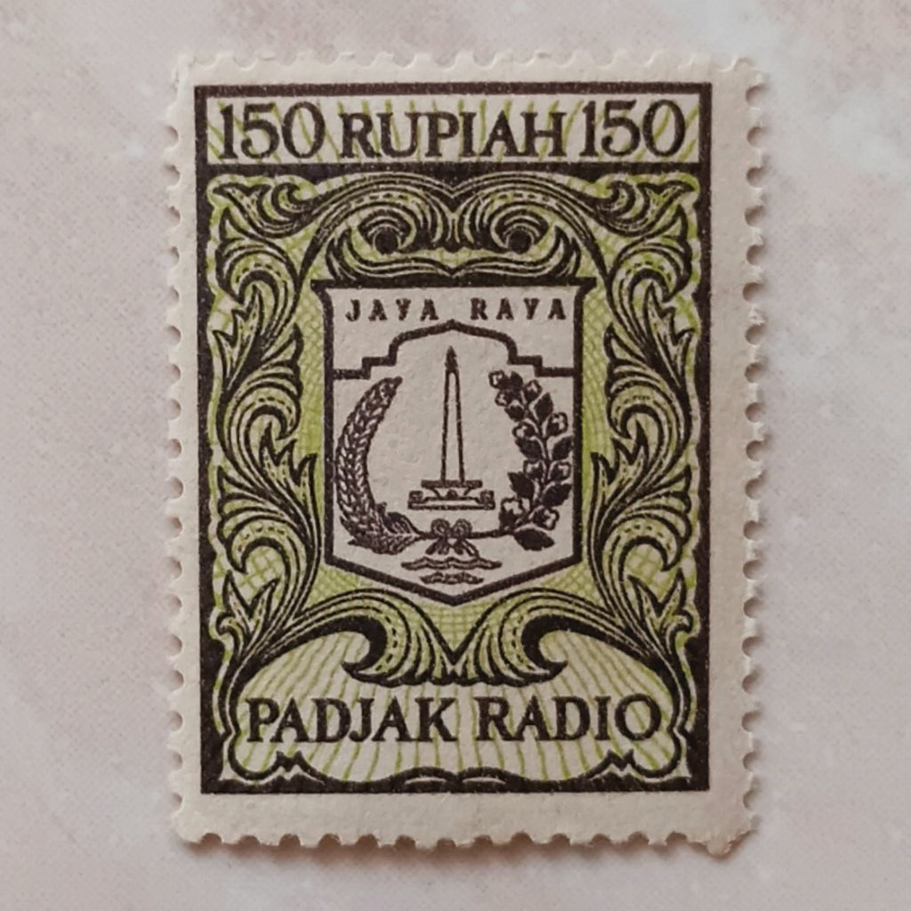 Jual Materai Meterai Padjak Radio Jaya Raya 150 Rupiah Mint | Shopee ...