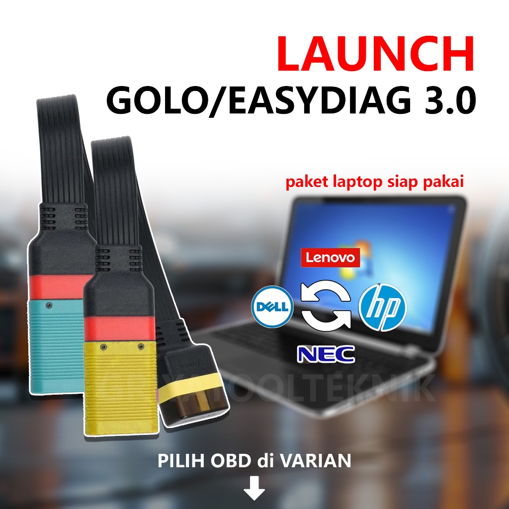 Jual Scanner Launch Golo Easydiag 3.0 paket full software X431 XDiag ...