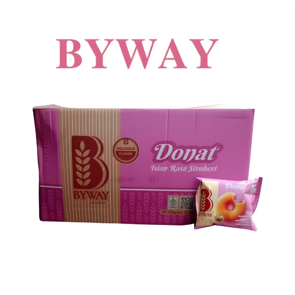 Jual Roti donat byway Aoka isi 60 | Shopee Indonesia