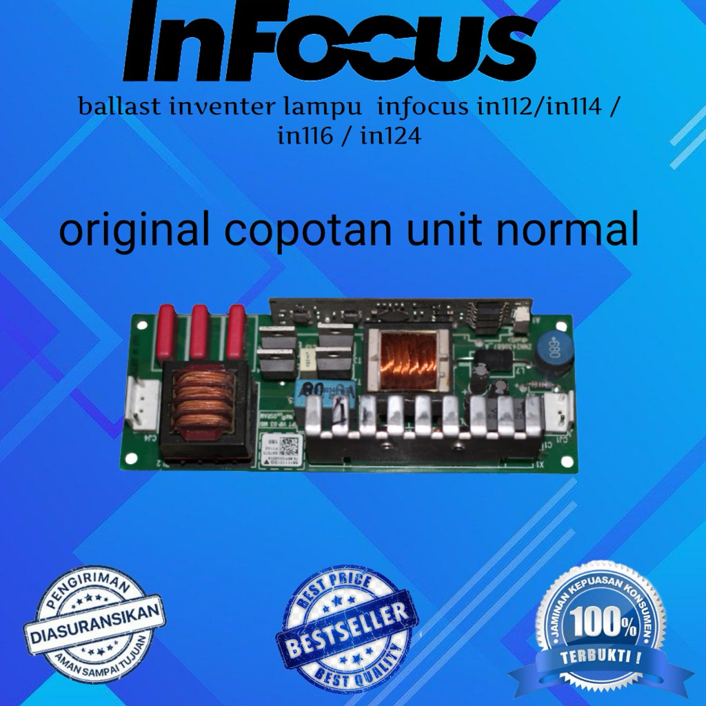 Jual Ballast inventer lampu untuk Infocus tipe in112/in114/in116/in124 ...