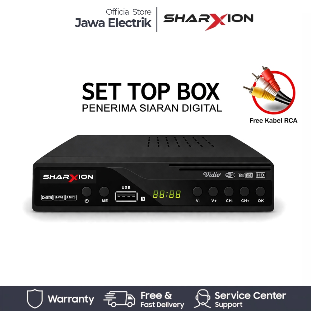 Jual STB Receiver Tv Set Top Box DVB T2 Digital | Shopee Indonesia