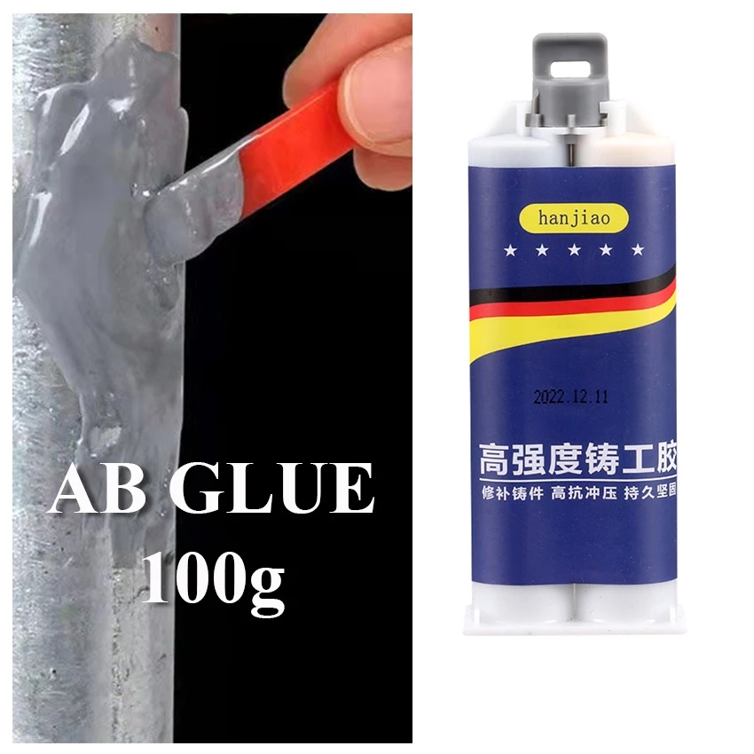 Jual 100ml Lem AB Besi Kafuter Super Kuat Tahan Panas & Tekanan Tinggi ...
