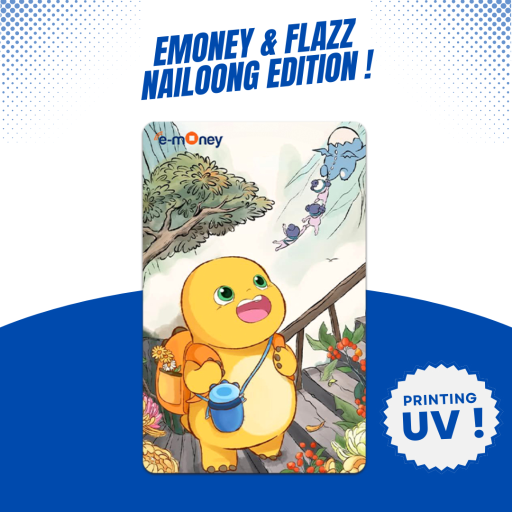 Jual Kartu E-toll Emoney Flazz Edisi Nailong - Dino Kuning - Etoll ...