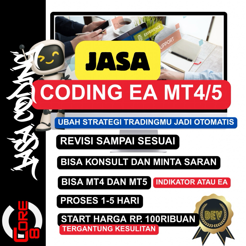 Jual Jasa Coding SERVICE - Membuat ea indi MT4 & MT5 dari scratch atau ...