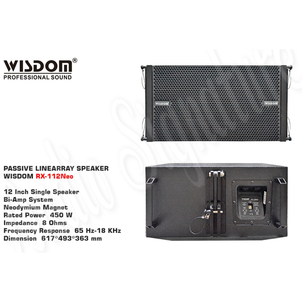 Jual Speaker Pasif Line Array 12 Inch WISDOM RX 112 NEO | RX112NEO ...