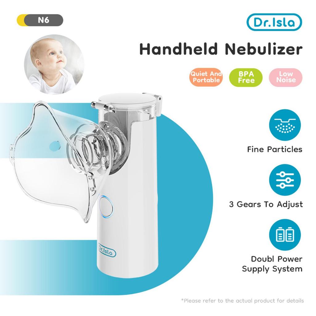 Jual Dr Isla N6 Plus Handle Nebulizer Semprotan Asma Alat Uap ...
