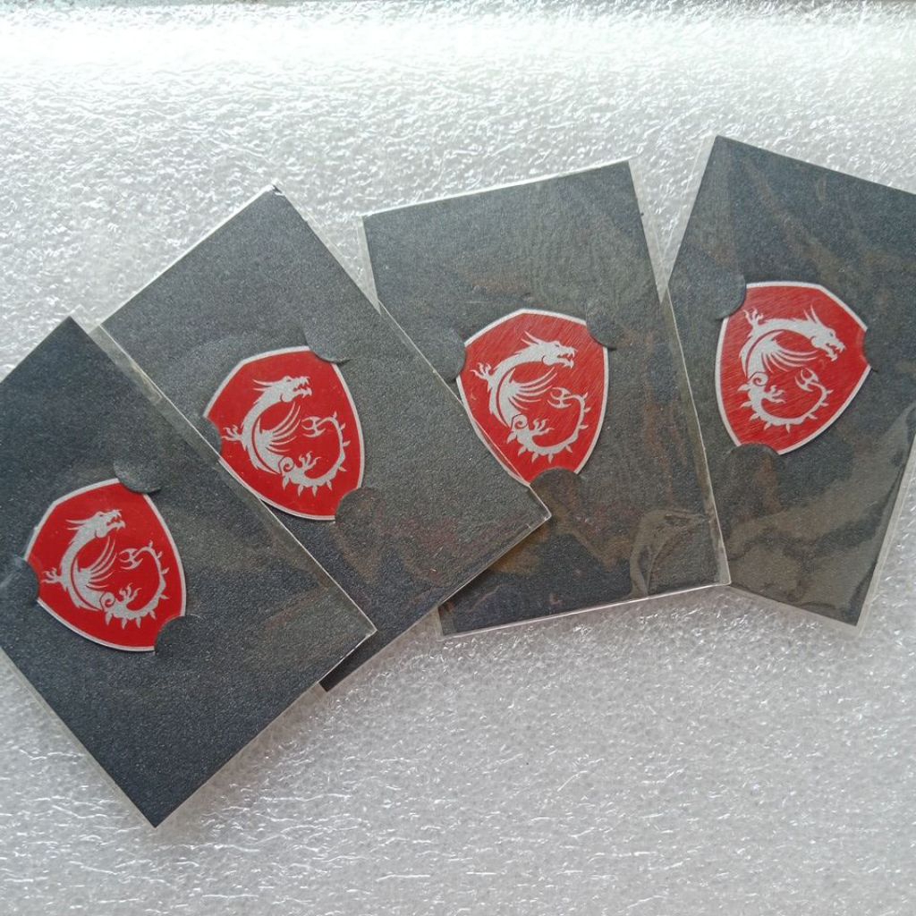 Jual Stiker Msi Gaming bawaan Ori Motherboard Msi | Shopee Indonesia