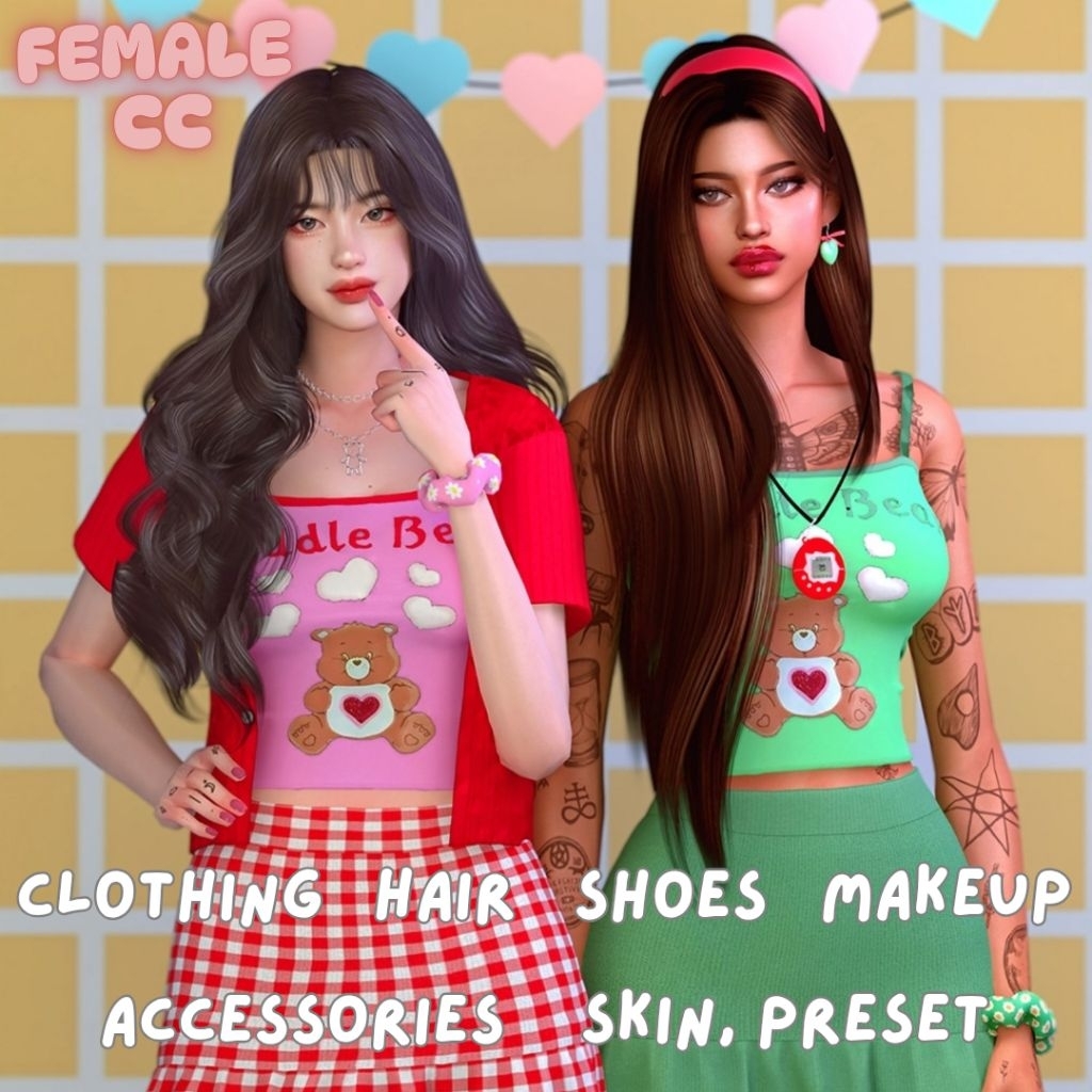 Jual Female & Male Collection CC The Sims 4 (Ada Preview) | Shopee ...