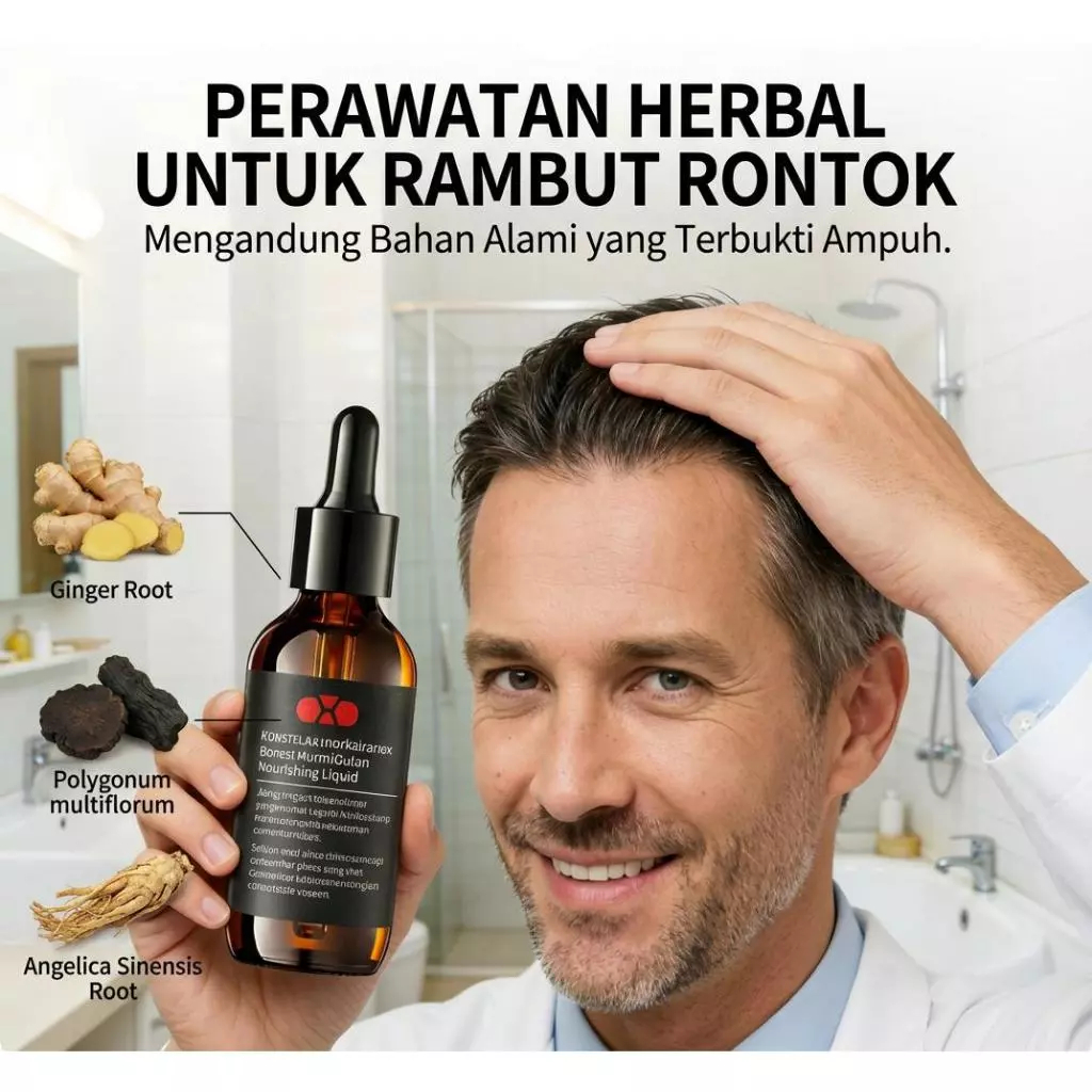 Jual Konstelasi Qeaung Baiyun Herbal Hair Care Serum Vitamin Rambut ...