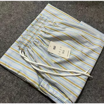Everyday Strip Pants Salur Motif Besar Celana Panjang Baggy Kantor Kuliah Kulot Salur Highwaist