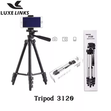 LUXE Tripod 3120 Tripod HP Dan Kamera Universal Free Holder U Dan Tas Tripod Dudukan Kamera T