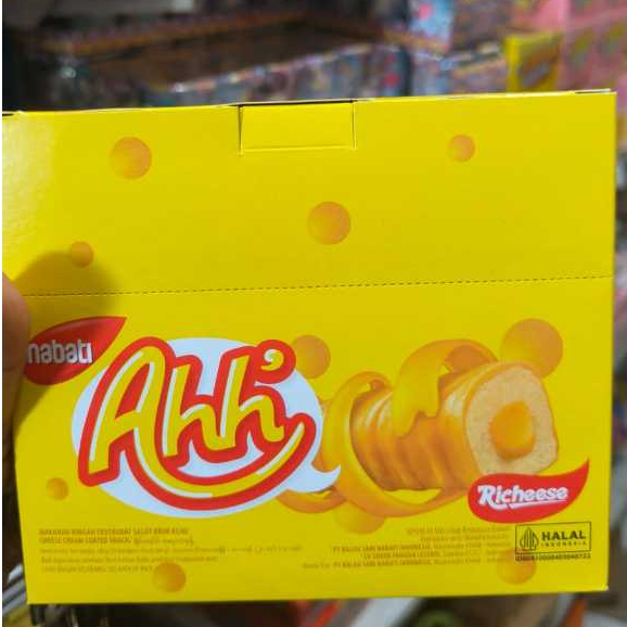 Jual Richeese Ahh Nabati Snack Jagung Keju 20pcs/Box | Shopee Indonesia