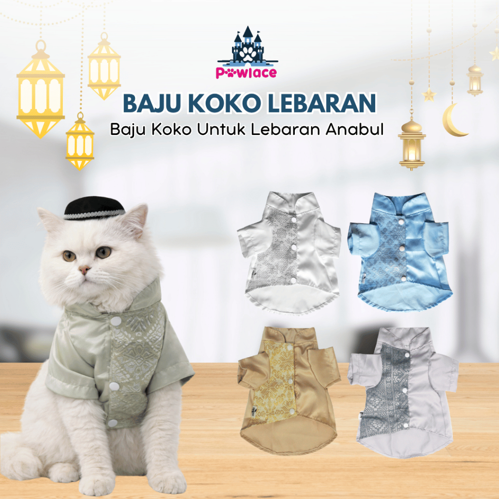 Jual Pawsitive Vibes Baju Koko Kucing Anjing Lucu Cowok Murah - Koko ...