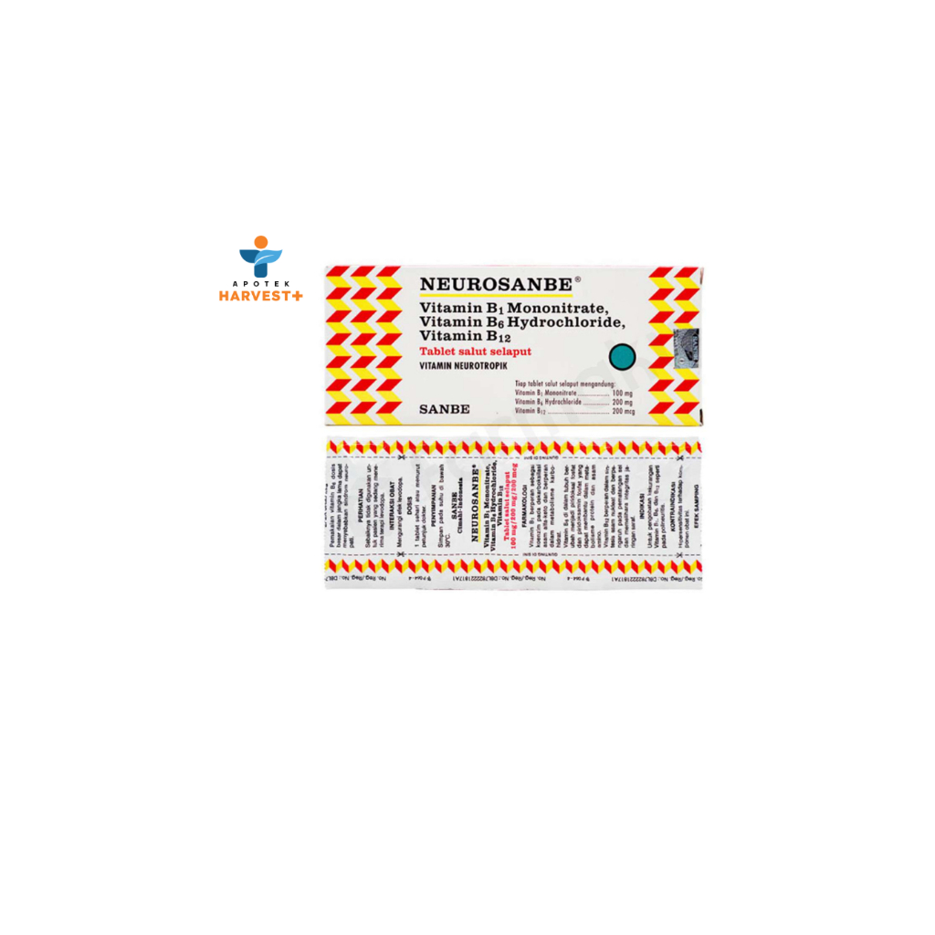 Jual 10 Tablet Neurosanbe 5000mg - Atasi Gangguan Saraf Perifer ...