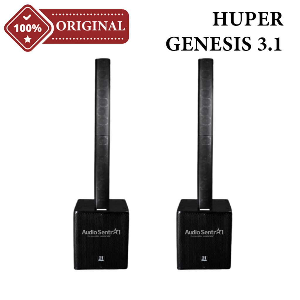 Jual Speaker Aktif Column Coloum HUPER GENESIS 3.1 | 31 | 3 1 Hitam ...