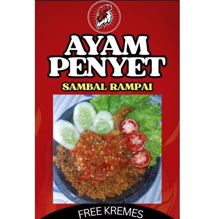Jual AYAM PENYET SAMBAL RAMPAI FREE KREMES | Shopee Indonesia