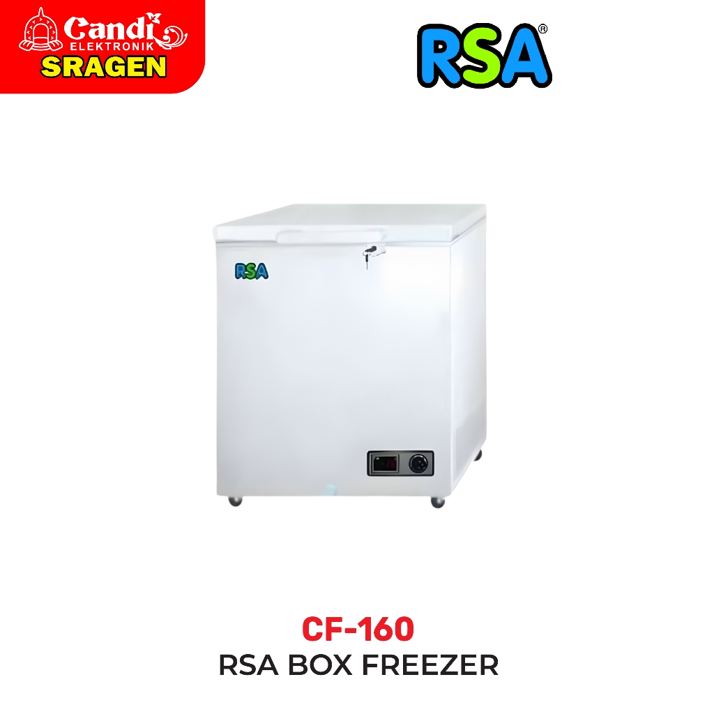Jual RSA Kulkas Box Freezer 150 Liter CF160 Digital Thermometer Fast ...