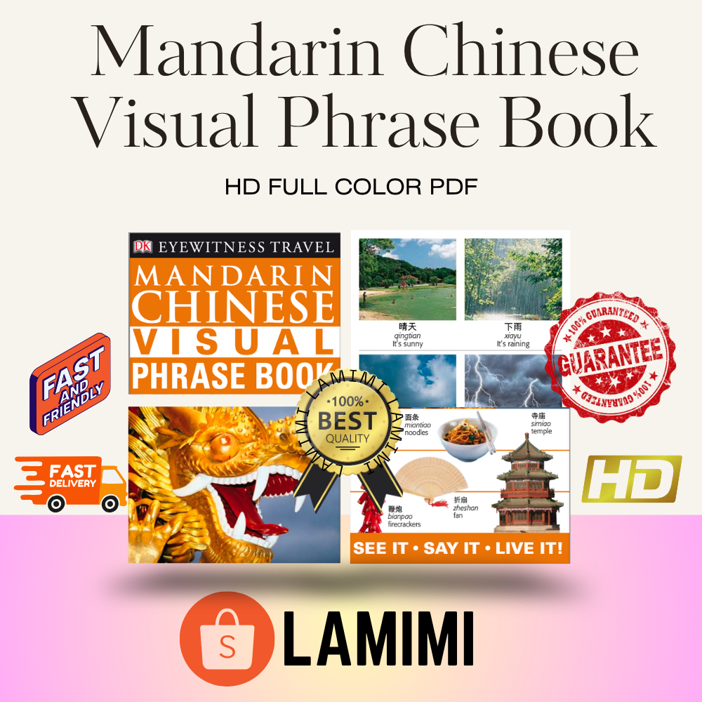 Jual Mandarin Chinese Visual Phrase Book by DK | Shopee Indonesia
