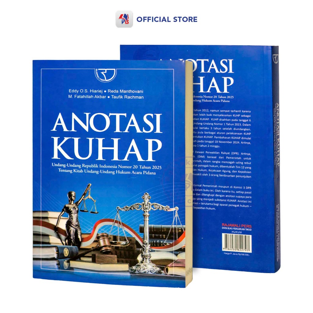 Jual Buku KUHAP / Anotasi KUHAP : Undang-Undang Republik Indonesia No ...