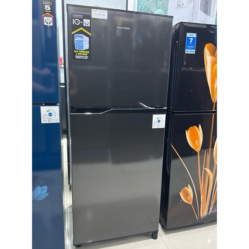 Jual KULKAS POLYTRON 2 PINTU PRB 200R PRB-200Y KAPASITAS 200 LITER PRB ...