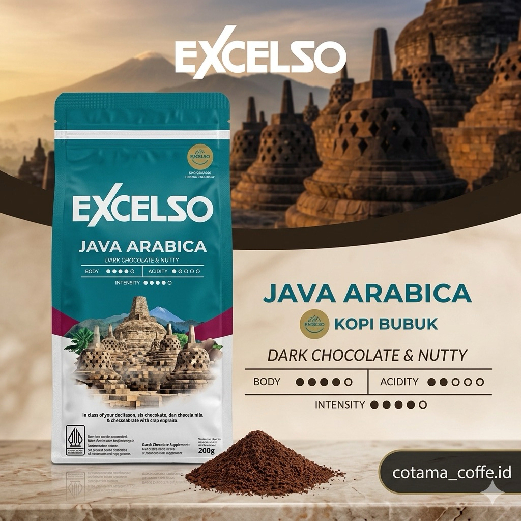 Jual Kopi Excelso Java Arabica Bubuk 200Gr | Shopee Indonesia