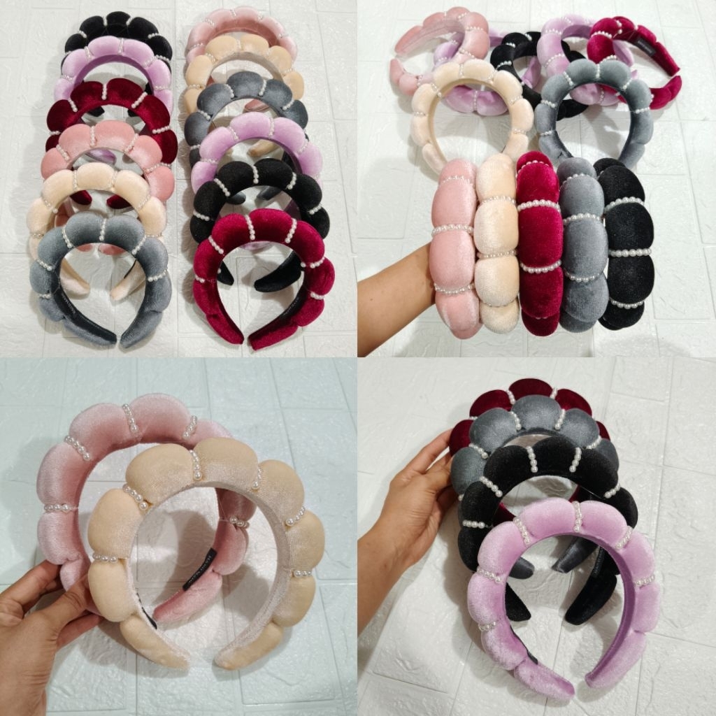 Jual Bando dewasa / bando Awan mutiara aneka warna isi 12 pcs | Shopee ...