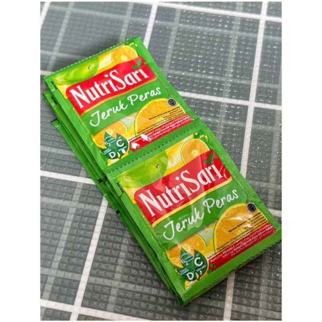 Jual NutriSari Rencengan 14gr Sachet - Rasa Sari Buah Asli, Minuman ...