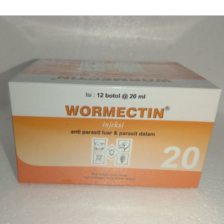 Jual Wormectin 20 ML SATU BOX Obat Parasit Hewan | Shopee Indonesia